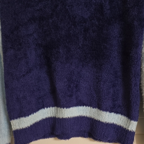 Style & Co Blue Crew Neck Sweater with Sporty Accents - Picture 5 of 13